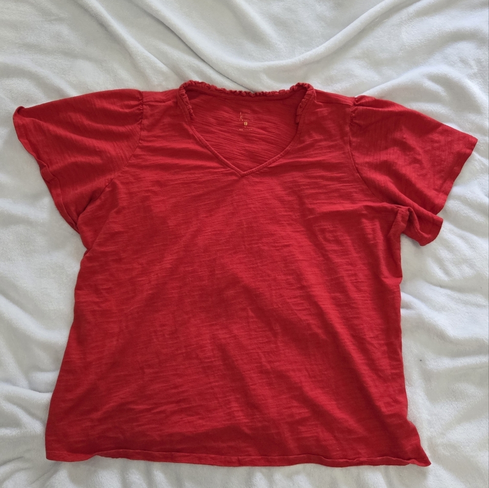 Belle by Kim Gravel Orange Shirt